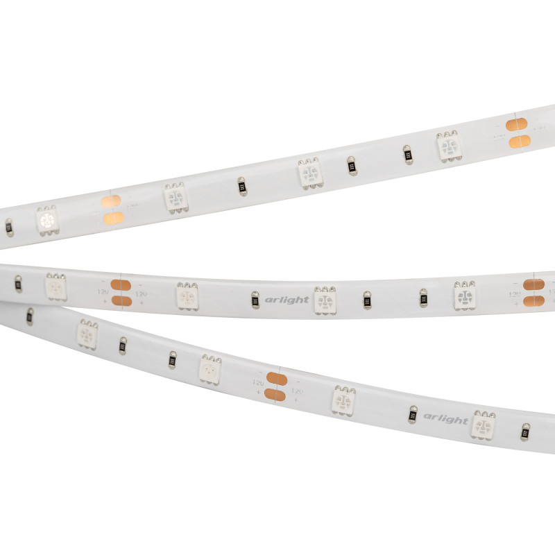 Лента RTW 2-5000SE 12V Green (5060, 150 LED, LUX) (Arlight, 7.2 Вт/м, IP65) 016508. Цена указана за 5 метров. Продается кратно 5 метрам.