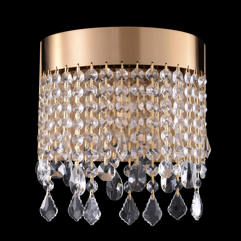 Бра 26 см, Crystal Lux AQUA AP1, латунь
