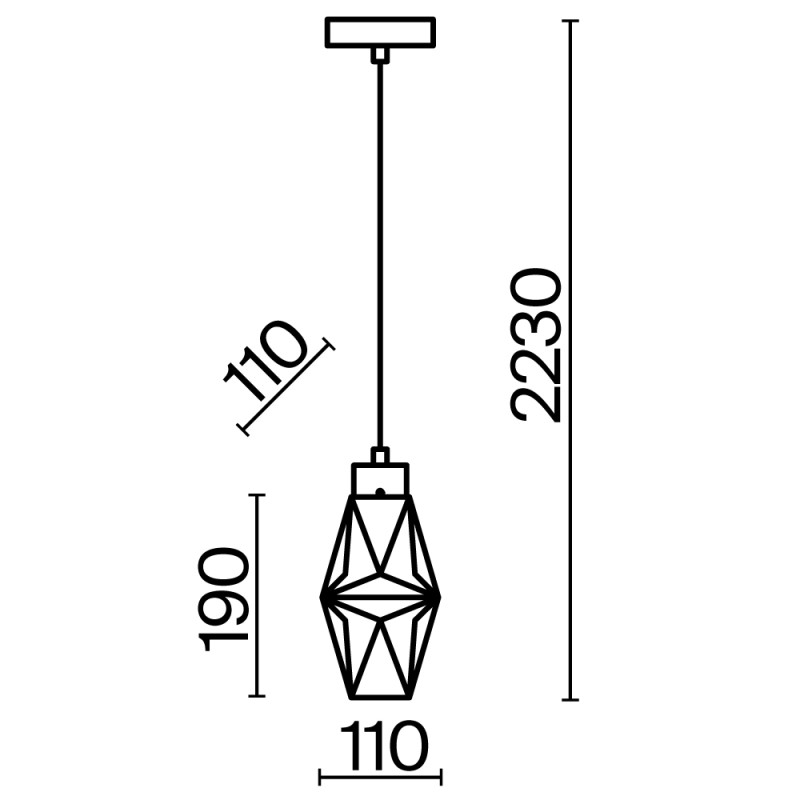 Светильник 11 см, Maytoni MOD325PL-01G, золото