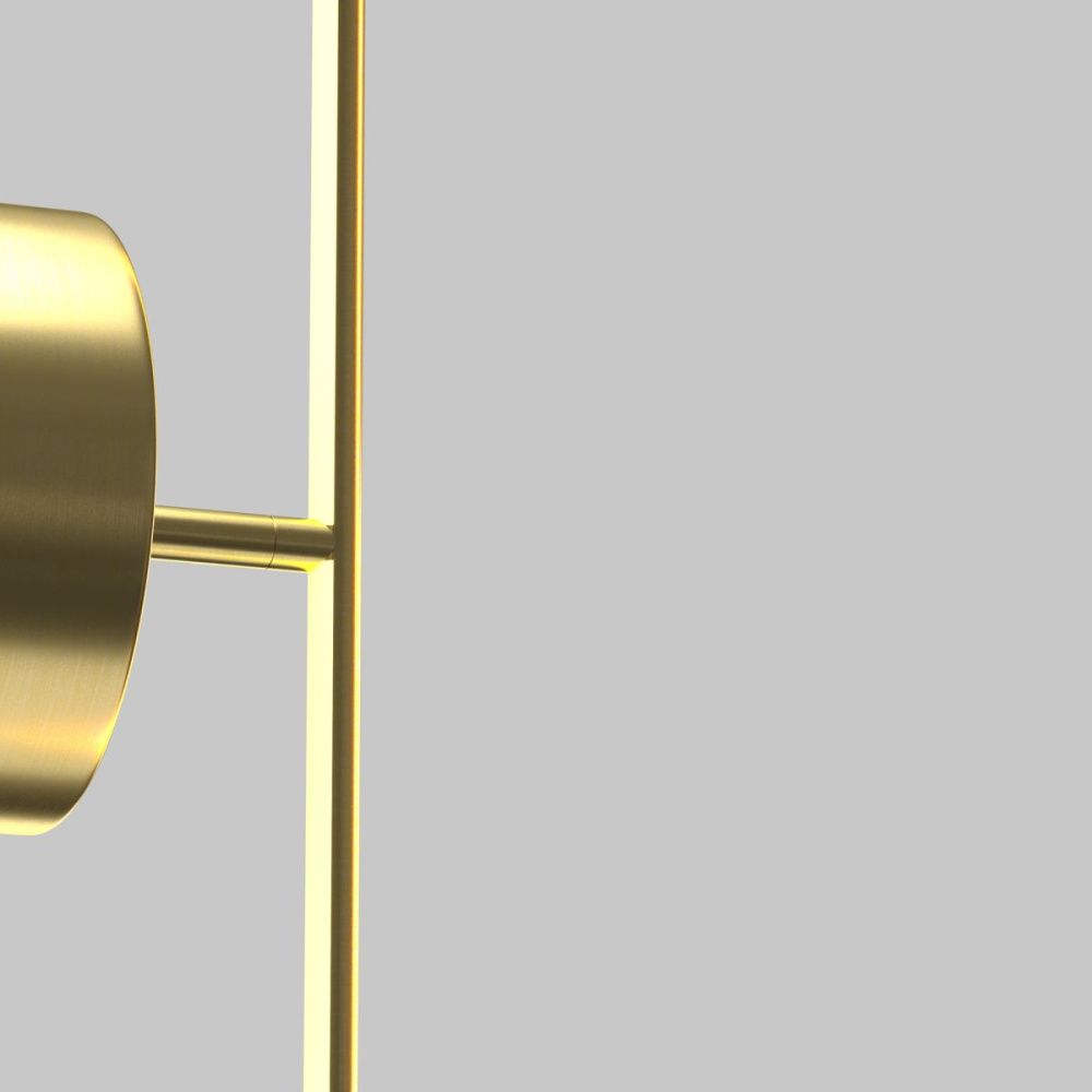 Настенный светильник 88 см, 12W, 2700K, Maytoni Technical Elegant C084WL-L12BS2.7K-1, латунь