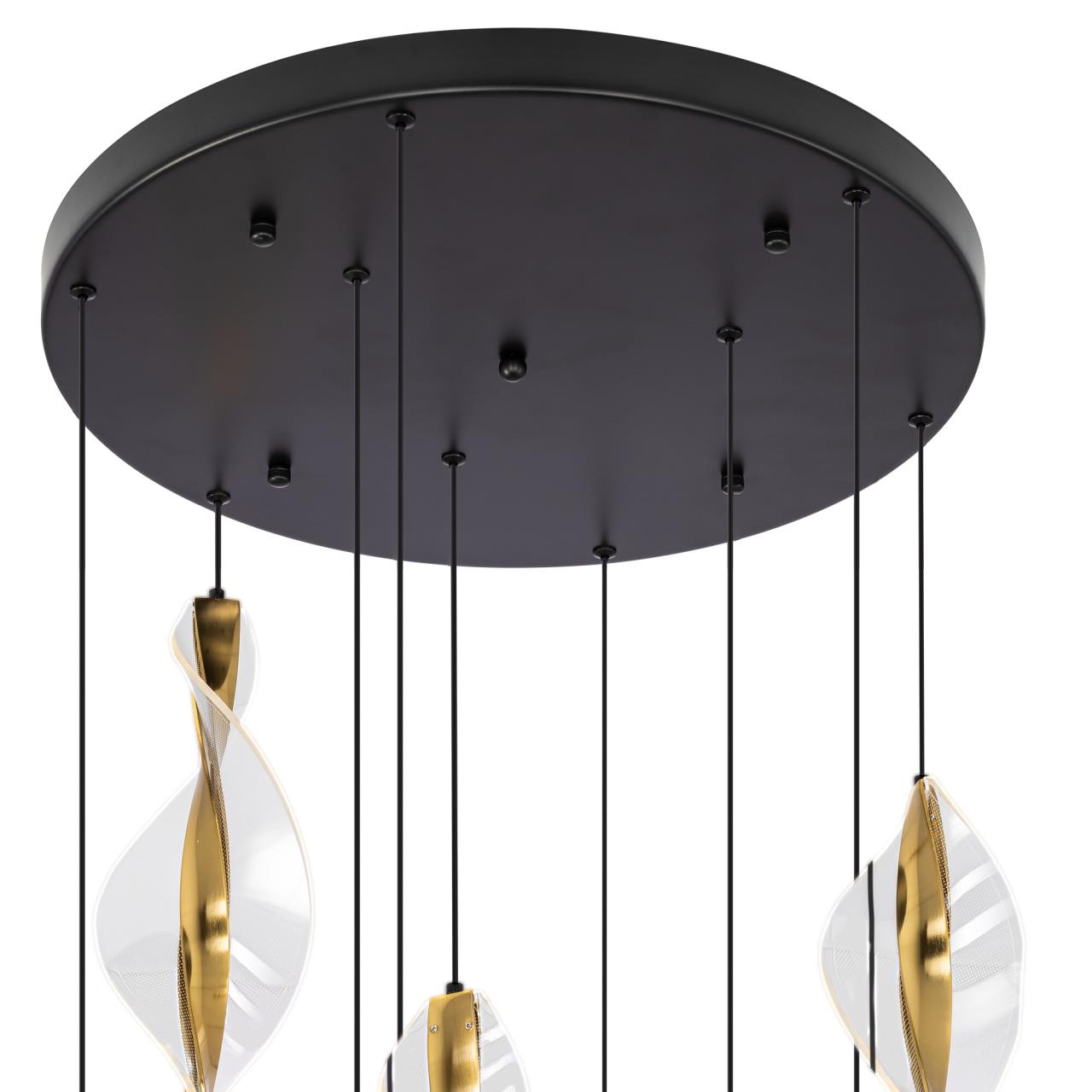 Светильник 50 см, 45W, 4000K, Citilux VIND CL214091, черный-бронза