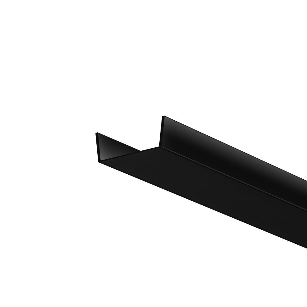 Рассеиватель для профиля 15×06 (Чёрный, 2 м), ALM-001-B-DF-2M 642021, 200*1*0 см, Maytoni Led Strip 642021, Черный