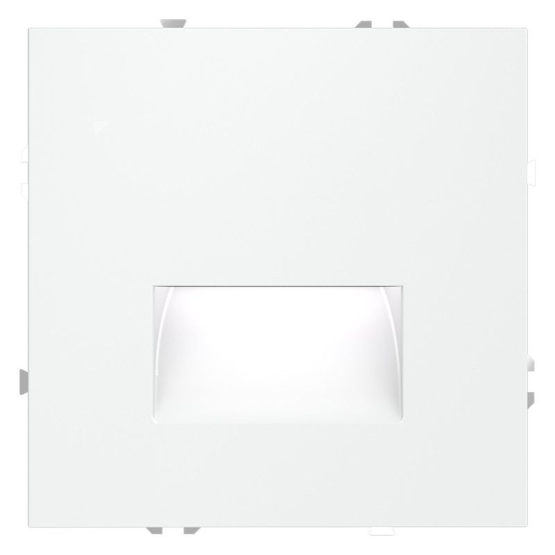 Подсветка светодиодная встраиваемая Voltum S70, белый матовый пластик Soft touch VLS070602