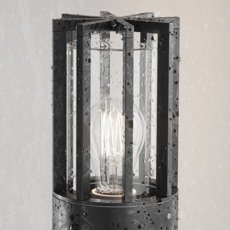 Светильник настенный 46*12*15,5 см, 2*E27, 30W, Maytoni BARREL O453WL-02GF серый