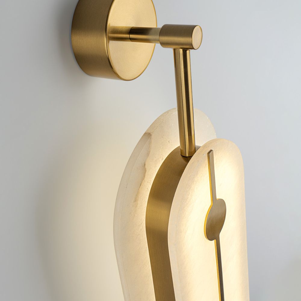 Бра 18*10,5*-60 см, *LED*12W, 4200K, Modestyle  MS.1606.600 BS, Латунь