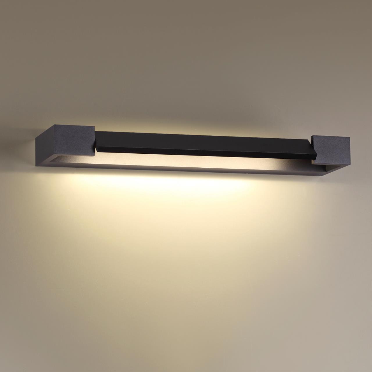 Бра 10*45 см, 12W, 4000К Odeon Light Arno 3888/12WB черный