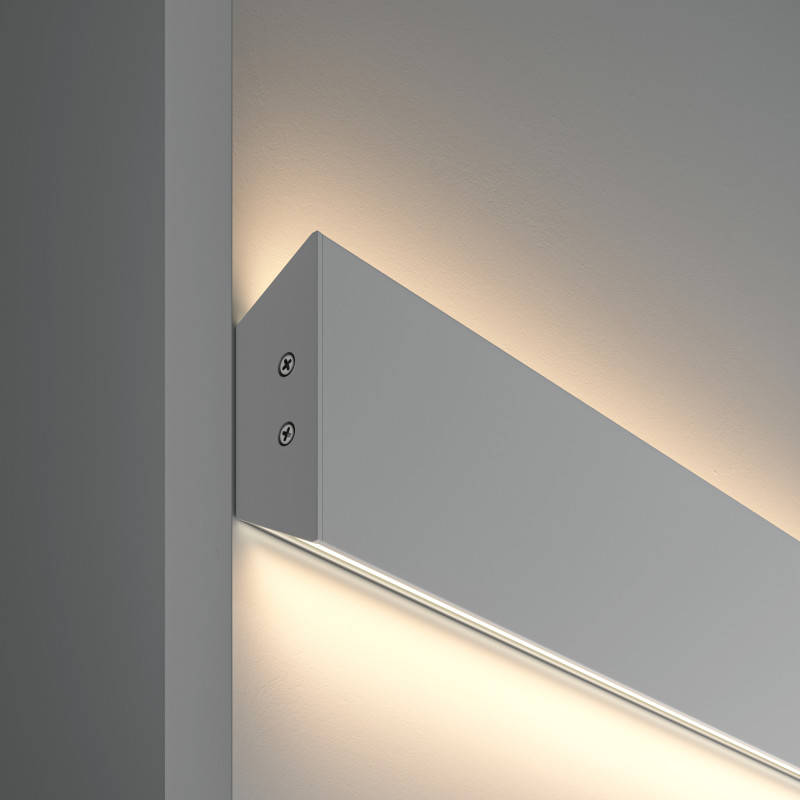 Алюминиевый профиль 2000*48,3*18 мм для светодиодной ленты Maytoni Led strip ALM-1848-W-2M