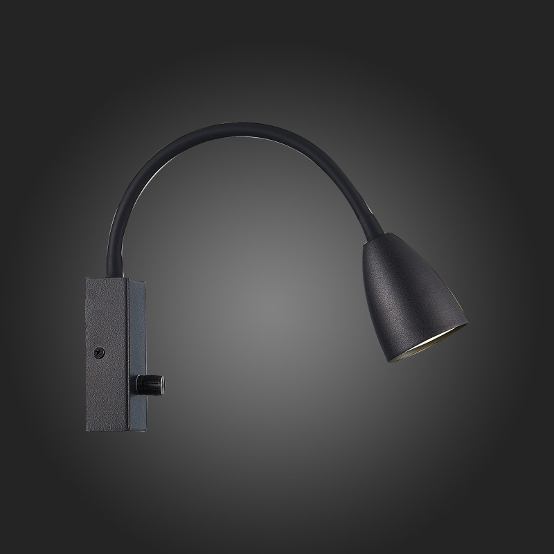 Светильник настенный 6 см, ST LUCE Настенные светильники SL1014.401.01 Черный