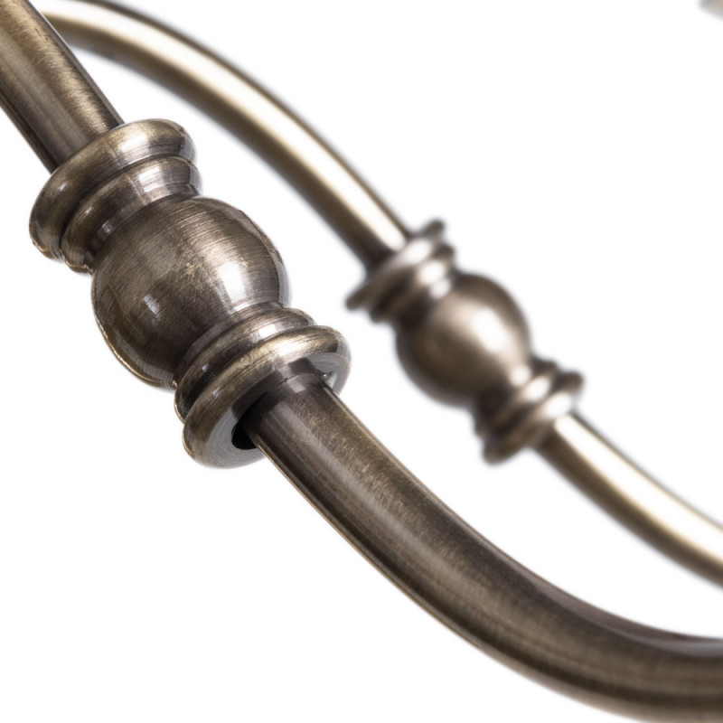 Подвесная люстра Arte Lamp Fiona A3227LM-5AB бронза, диаметр 65 см