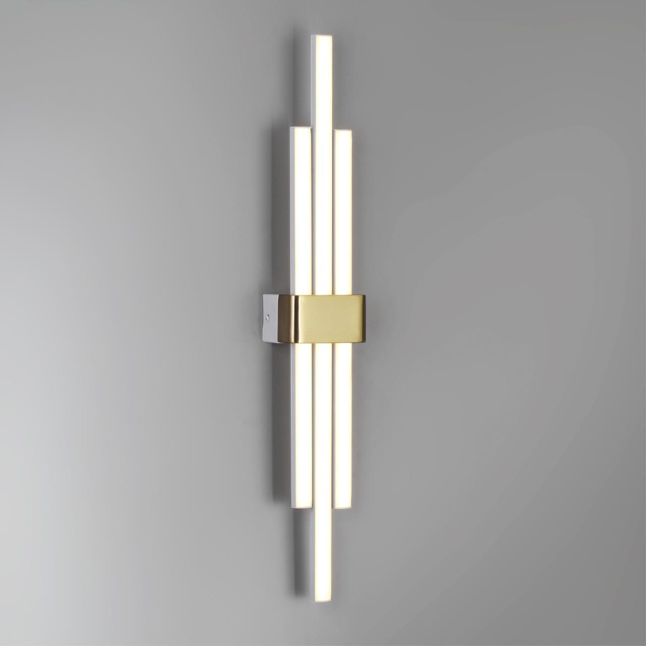Бра 5,7*10*60 см, LED 18W*3000 К, Lumion Tove золотой, белый, 5685/18WL