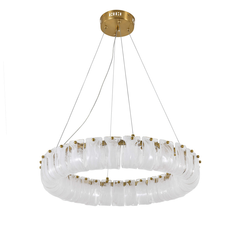Подвесной светильник 60*60*120 см, LED, 30W, 4000К, Indigo IMPRESSIONE V000131L бронзовый, 12043/8P Brass