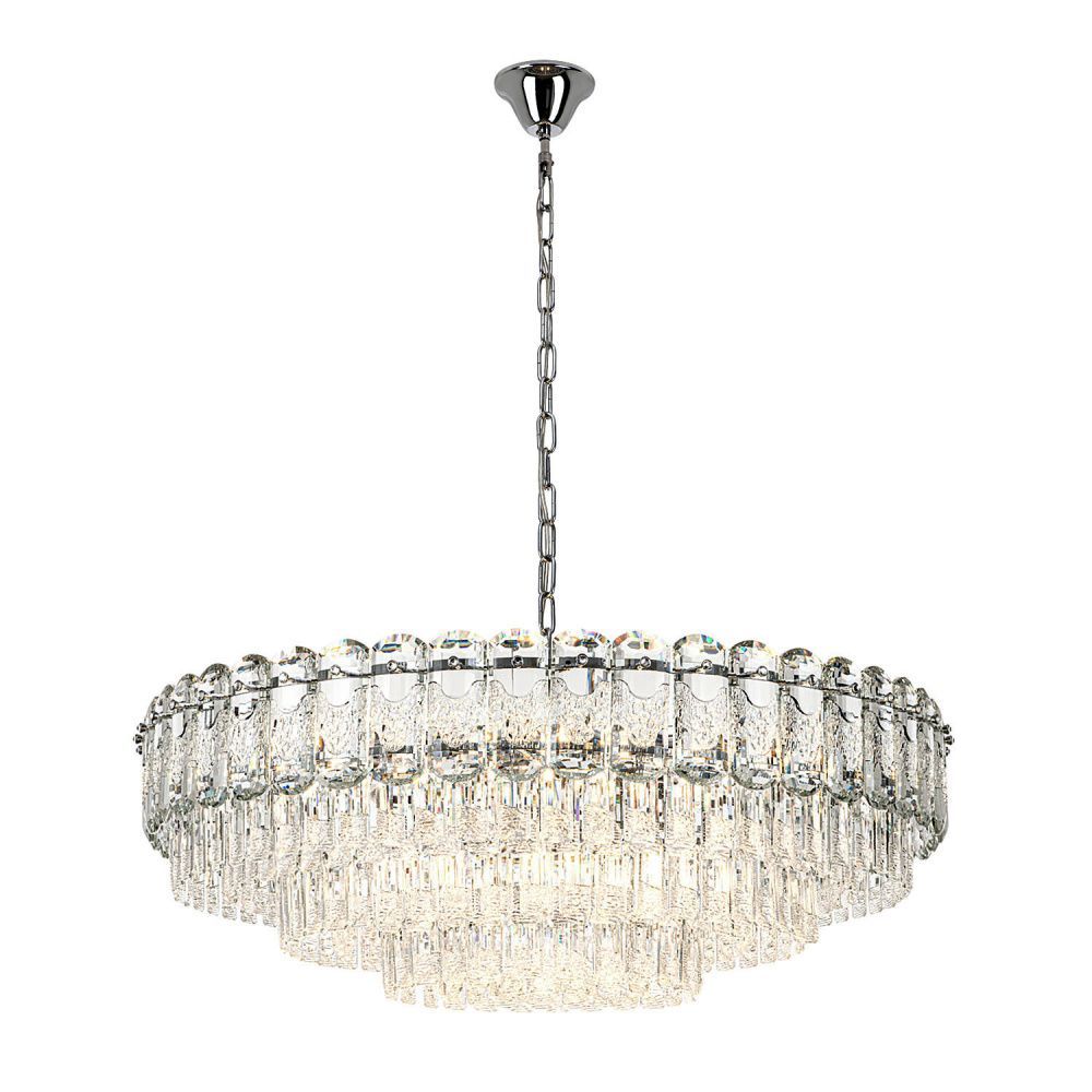 Люстра 80 см, 15*Е14*40W, Modelux  ML.7092.800 CR, Хром