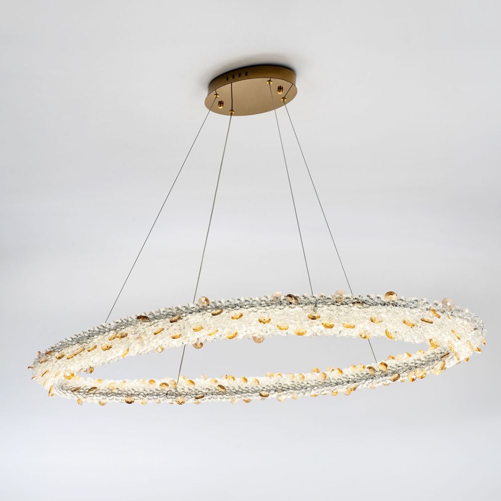 Подвесной светильник 120*53*35/140 см, LED 90W 3000-6000K MODESTYLE MS.5006.1200 GD золото