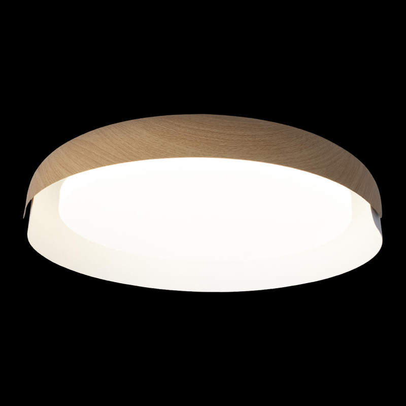 Светильник 46 см, 28W, 4000K Loft It (Light for You) Coin 10198 White, белый-дерево