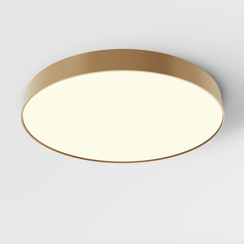 Светильник 60 см, 90W, 3000K, Maytoni Technical Ceiling Zon C032CL-90W3K-RD-MG, матовое золото