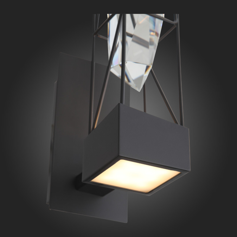 Бра 9 см, 6W, 4000K ST LUCE PROGETTO SL815.301.01 Серый графит