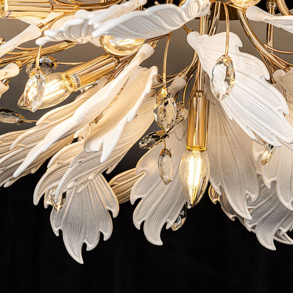 Люстра 85*35 см, 13*Е14*40W, Modelux  ML.6869.850 GD, Золото