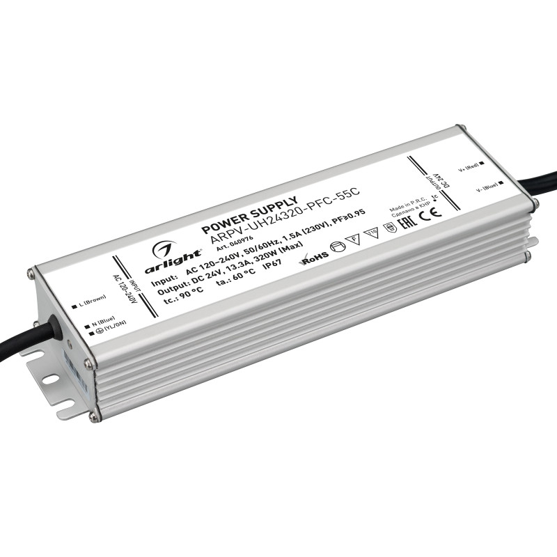 Блок питания для светодиодной ленты Arlight 040976 25,1*6,8*3,85 см.