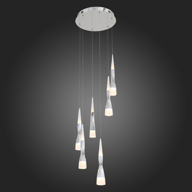 Светильник подвесной 35 см, 42W 3000K ST LUCE BOCHIE SL405.103.06 Хром