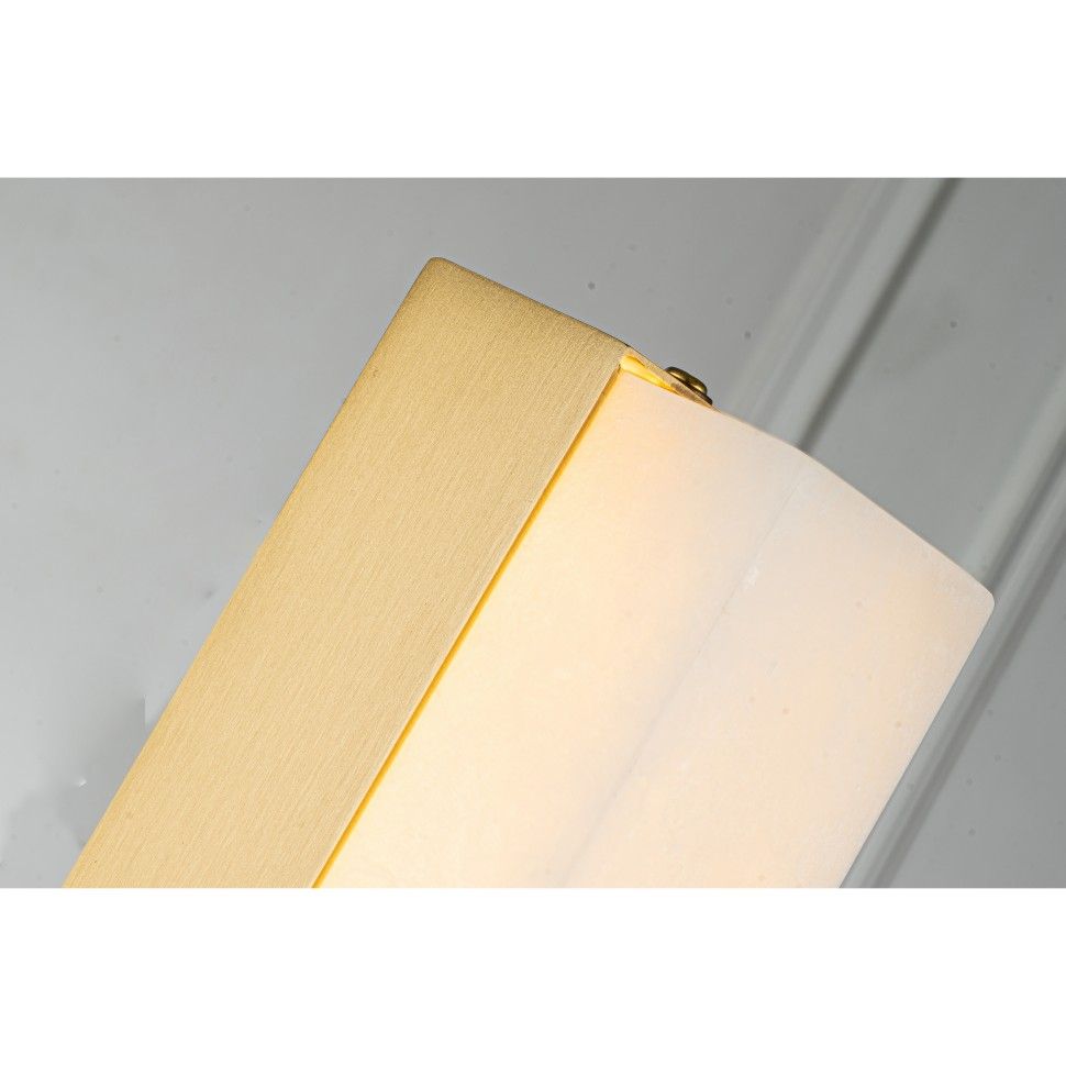 Бра 7,5-30 см, 1*LED*12W, 3000K, Belfast Ravenhill 3390 BR MB, Латунь