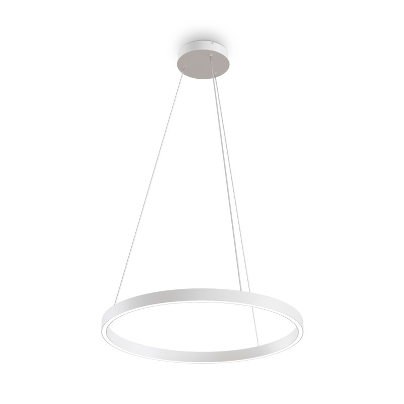 Подвесной светильник 60*127,5 см, LED, 36W, 3000-4000К, Maytoni Rim MOD058PL-L32WK белый