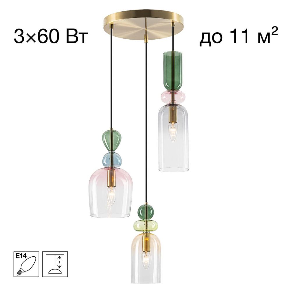 Светильник 40 см, Citilux TENDY CL244031, латунь
