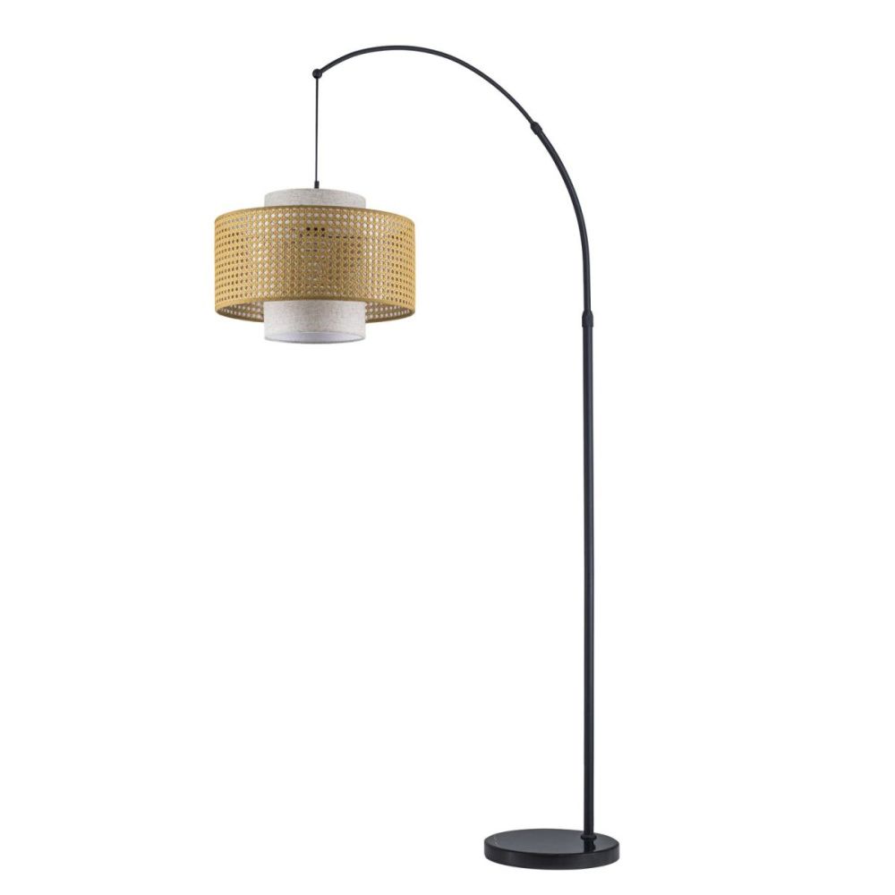 Торшер 196 см, Favourite Organicum 4768-1F, черный