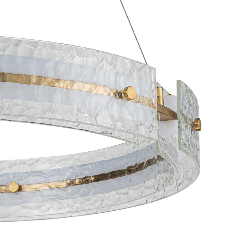 Люстра *60*150 см, 1*LED*60W, 3000-6000K Indigo Led V000089L, бронзовый, 14018/1P Brass
