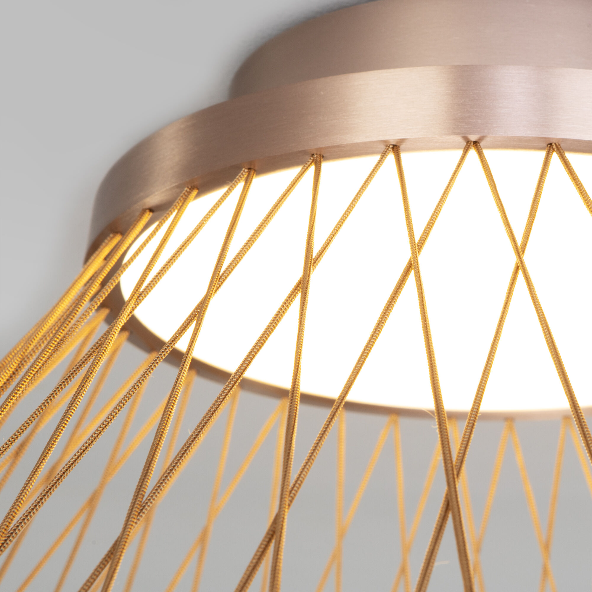 Светильник 60*60*33 см, LED*40W, 3000K, Eurosvet Cesta 40019/1 LED, коричневый, a069291
