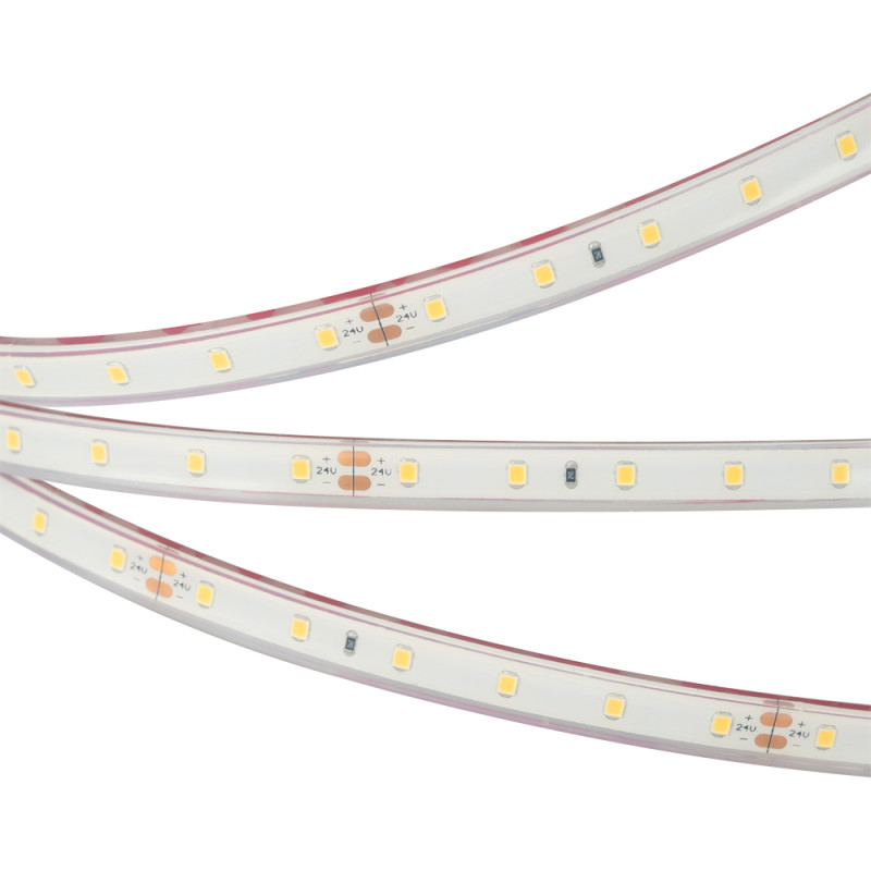 Лента герметичная RTW-PFS-A60-11mm 24V Warm3000 (4.8 W/m, IP68, 2835, 5m) (Arlight, 4.8 Вт/м, IP68) 034159. Цена указана за 5 метров. Продается кратно 5 метрам.