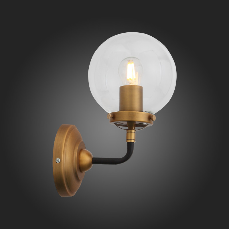 Бра 14 см, ST LUCE VARIETA SL234.401.01 Черный, Золото