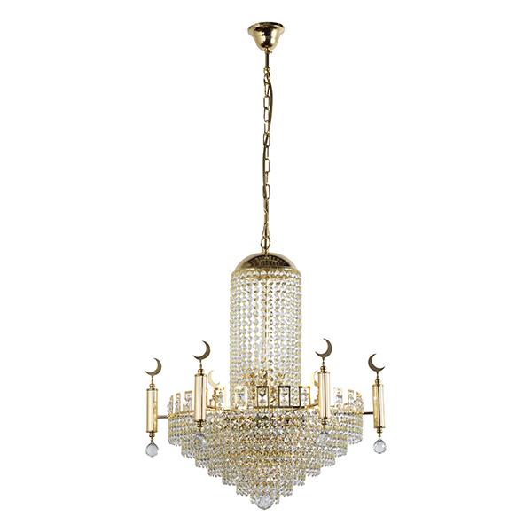 Люстра *55*65 см, 6*E27*60W, Arti Lampadari Nuova Nuova E 1.2.55.100 G, Золото