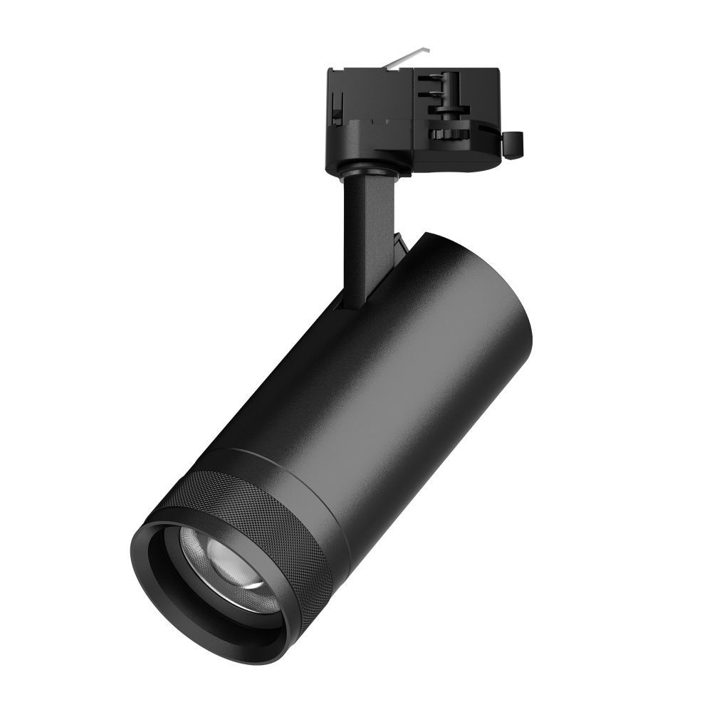 Светильник QUATTRO с адаптером *7,2*17 см, *20W, 2700-4200-6000K, Lightstar Canno Pro C4207QT, Черный