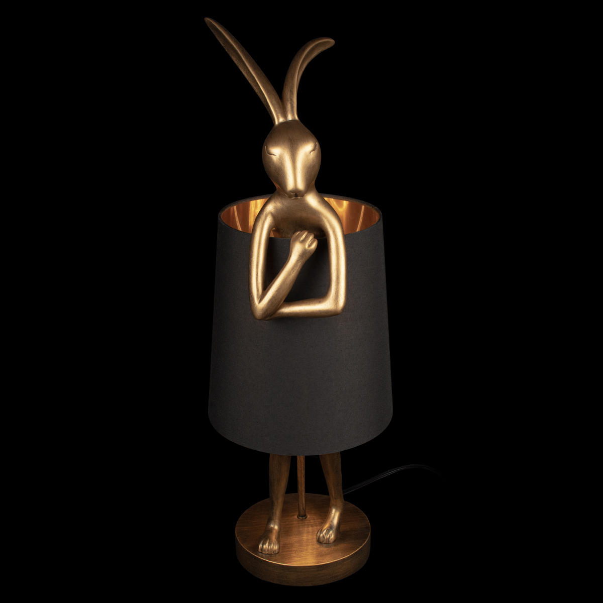 Настольная лампа 26*63 см, 1*E14 LOFT IT Lapine 10315/B Black золото