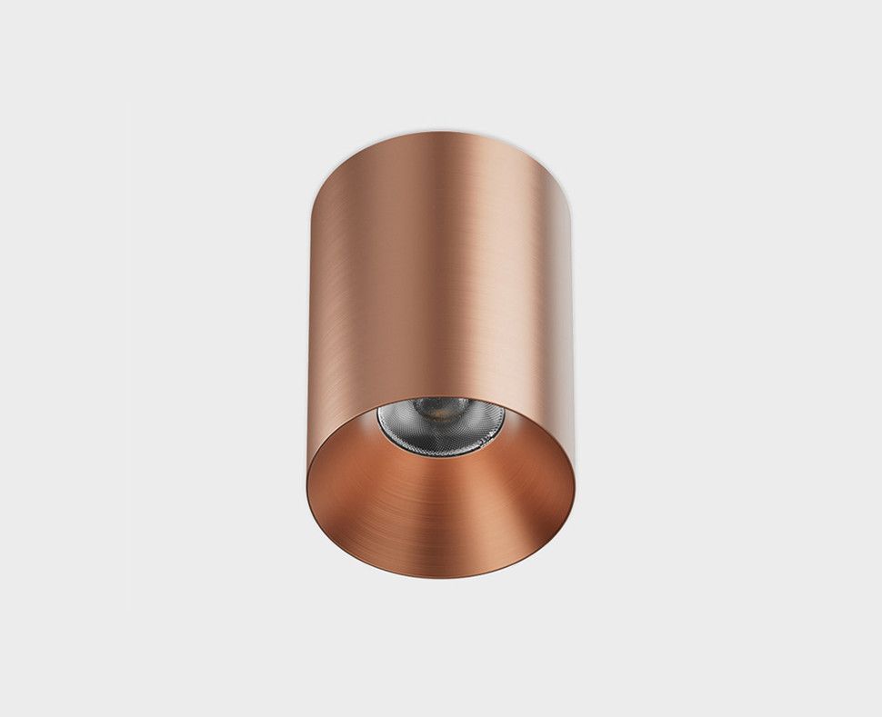 Накладной светильник 6 см, 12W, 3000K, Italline IT02-027 rose gold 3000K, розовое золото