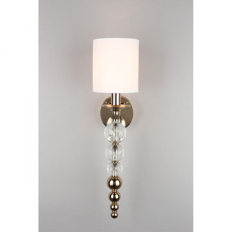 Бра 20*14*57 см, E14, 40W, Aployt Floretta APL.842.11.01, латунный