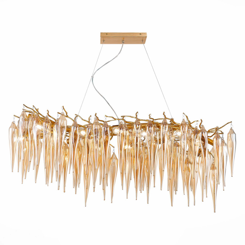 Люстра подвесная 110*40 см, 480W, ST LUCE SIENA SL1653.203.12 Золотистый