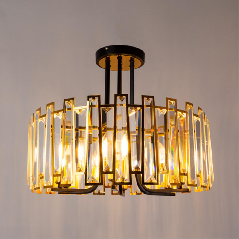 Люстра 50 см Arte Lamp AMBER  A1028PL-6BK черный