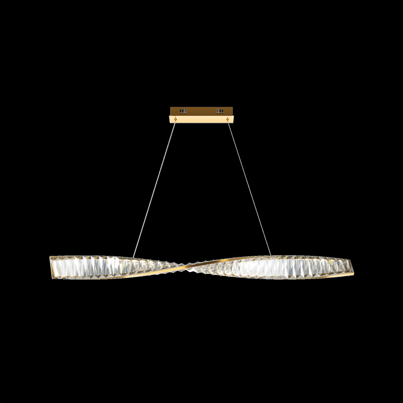 Подвесной светильник 100*8*311,1 см, LED, 27W, 3000К, Maytoni Krone P097PL-L28BS3K латунный