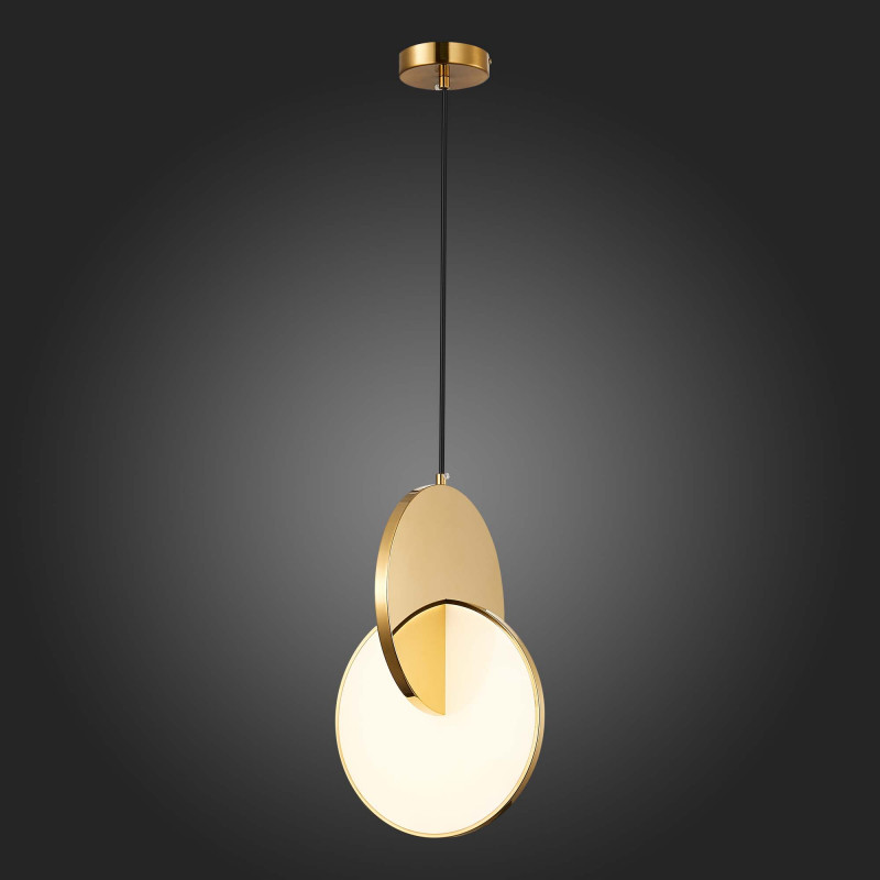 Светильник подвесной 25 см, 14W 3000K ST LUCE Eclisse SL6107.203.01 Золотистый