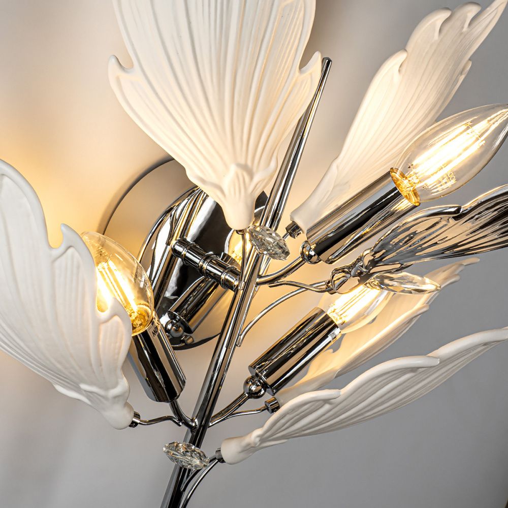 Бра 45*26*-34,5 см, 3*Е14*40W, Modelux  ML.6869.450 CR, Хром