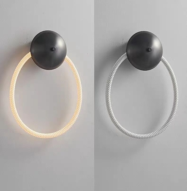 Бра *40-40 см, 1*LED*24W, 3000K, Lightera Tura LE103W-43BA STEEL, Черный