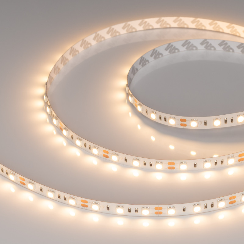 Лента RT-B60-10mm 12V Warm2700 (14.4 W/m, IP20, 5060, 5m) (Arlight, 14.4 Вт/м, IP20) 012349(2). Цена указана за 5 метров. Продается кратно 5 метрам.