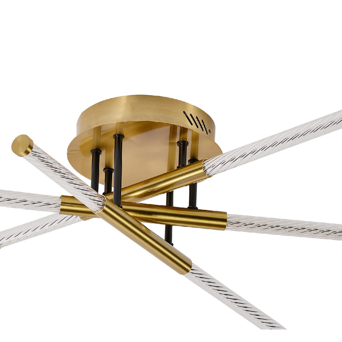 Потолочная люстра 70 см, 26W, 4000K, F-Promo Vigas 4469-3C, латунь