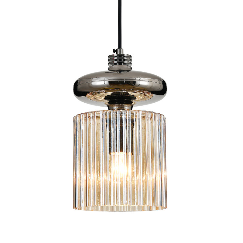 Подвесной светильник 16*16*173 см, 1*E27, 60W, Indigo MISTICO V000589 хром, 11057/1P Amber