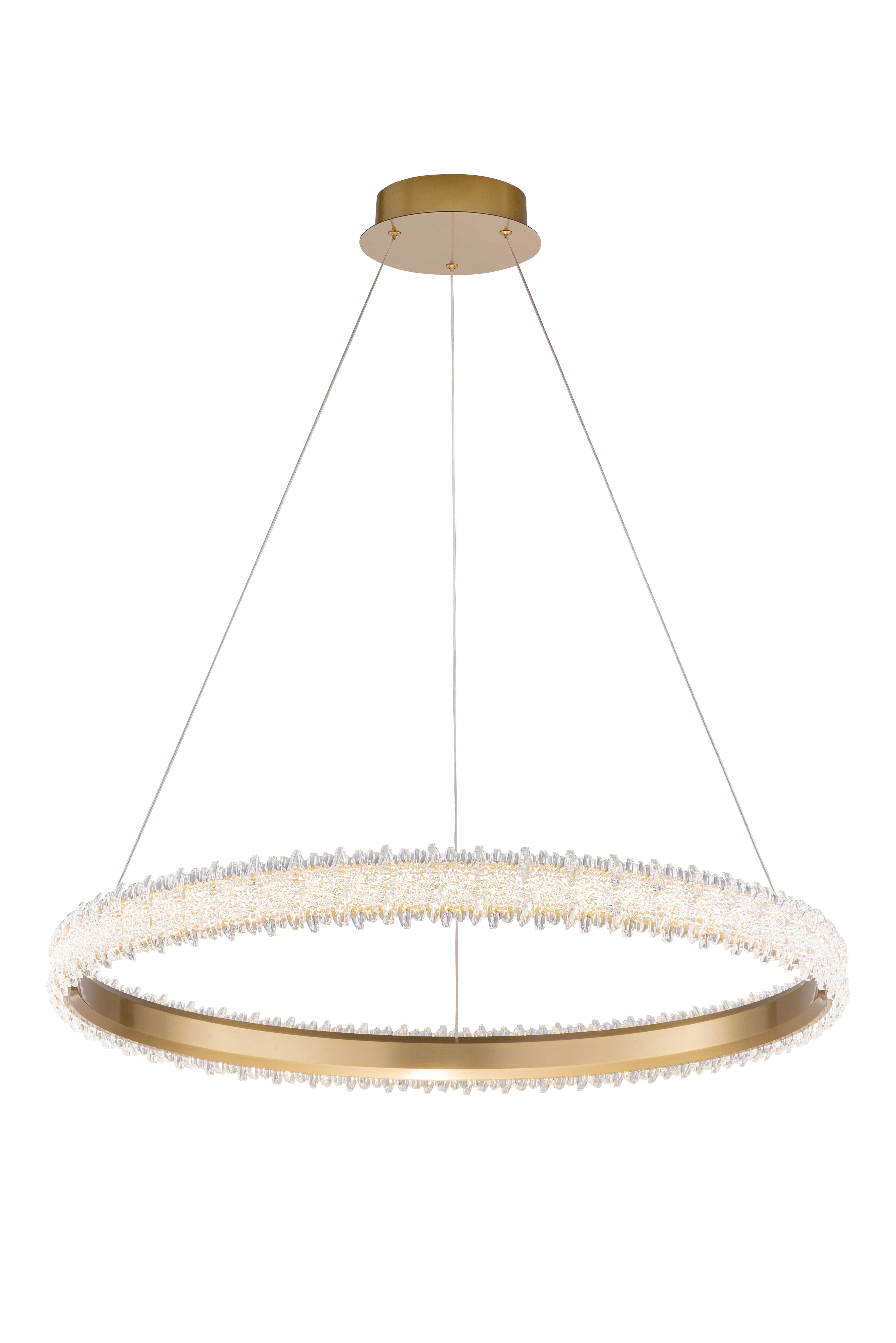 Люстра 800*150, LED, 75W 4000K NewRgy LED 23099MD-80 GD, Золото