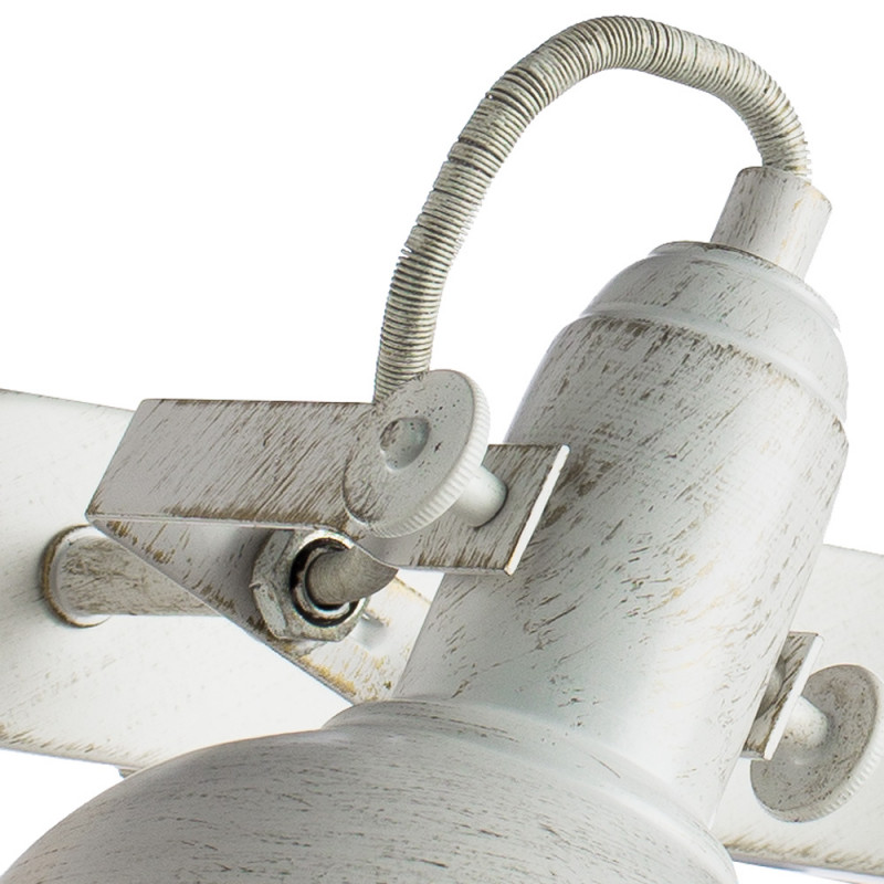 Светильник спот Arte Lamp A5213AP-2WG Martin бело-золотой Loft