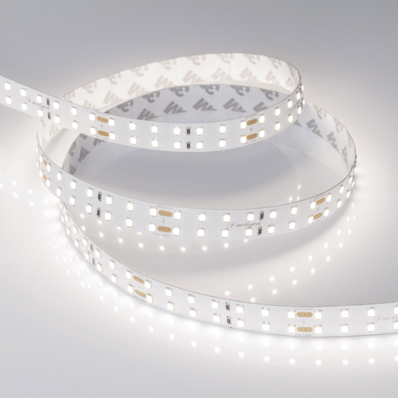 Лента RT 2-5000 24V Day4000 2x2 (2835, 980 LED, LUX) (Arlight, 20 Вт/м, IP20) 019090(B). Цена указана за 5 метров. Продается кратно 5 метрам.