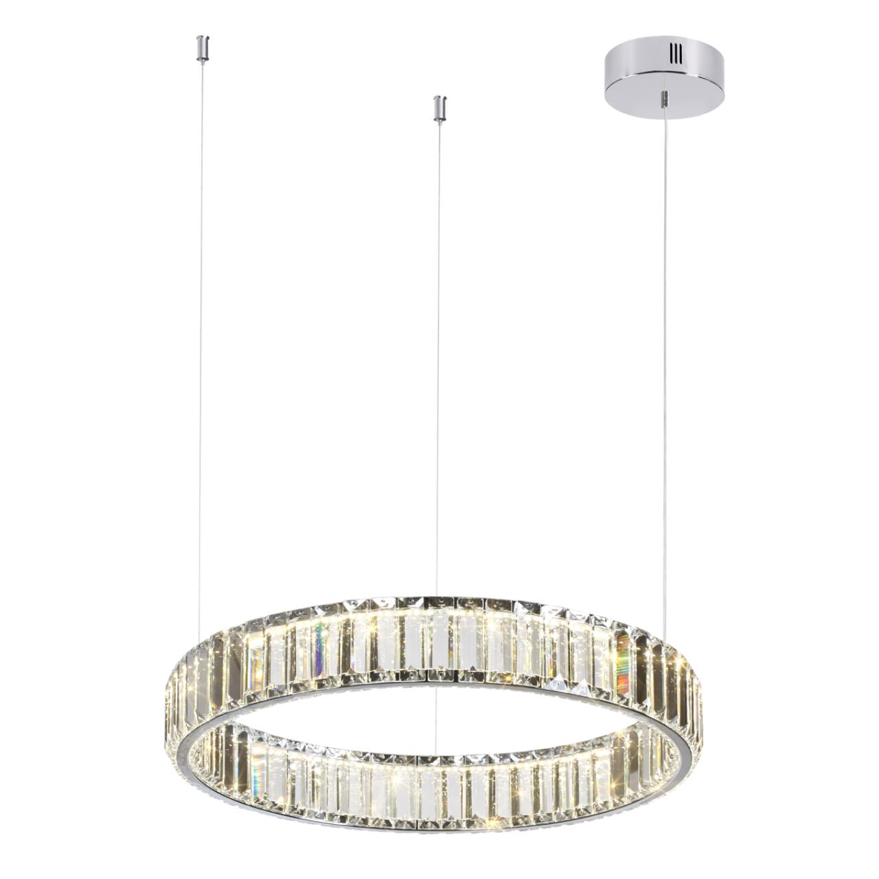 Светильник 50 см, 30W, 4000K, Odeon Light L-vision 4930/30L, хром