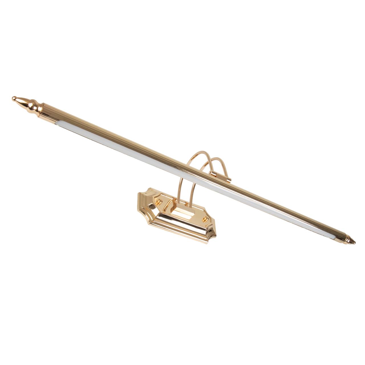 Бра 80*14*17 см, LED 12W, 3000 / 6000K, Золото LED4U L7048-800 GD